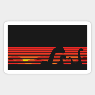 Retro Energy Stripes Magnet